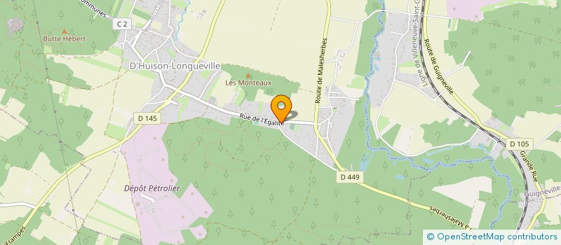 localisation de l'entreprise SCI LE LEONARD  D'HUISON-LONGUEVILLE