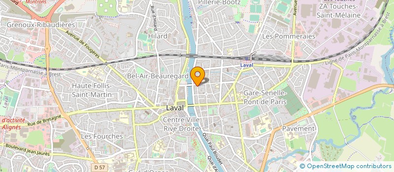 localisation de l'entreprise SCI LE LEONARD DE VINCI à LAVAL