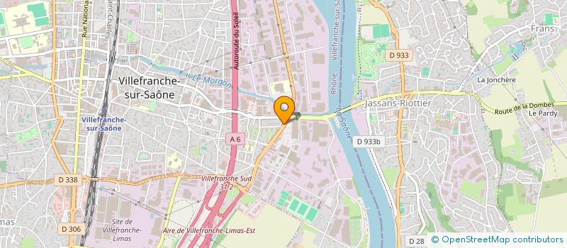 localisation de l'entreprise SCI LE LERINS à VILLEFRANCHE-SUR-SAONE