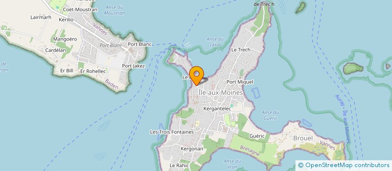 localisation de l'entreprise SCI LE LERIO  ILE-AUX-MOINES