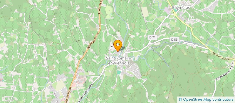 localisation de l'entreprise SCI LE LESTIO  SAINT-ROMAIN-EN-VIENNOIS