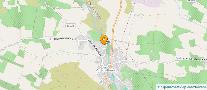 localisation de l'entreprise SCI LE LEVANT  VILLEGAILHENC