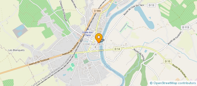 localisation de l'entreprise SCI LE LIAUCOU à LISLE-SUR-TARN