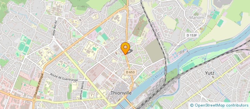 localisation de l'entreprise SCI LE LIBE à THIONVILLE