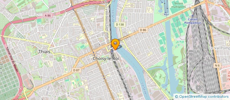 localisation de l'entreprise SCI LE LIBECCIO à CHOISY-LE-ROI