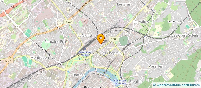 localisation de l'entreprise SCI LE LIBERTE  BESANCON