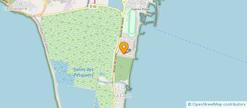 localisation de l'entreprise SCI LE LIDO à HYERES