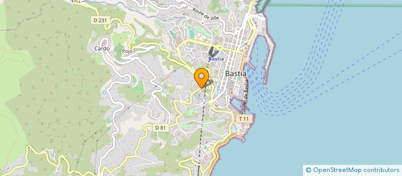localisation de l'entreprise SCI LE LIDO à BASTIA