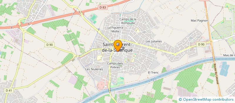 localisation de l'entreprise SCI LE LIDO DU BARCARES  SAINT-LAURENT-DE-LA-SALANQUE