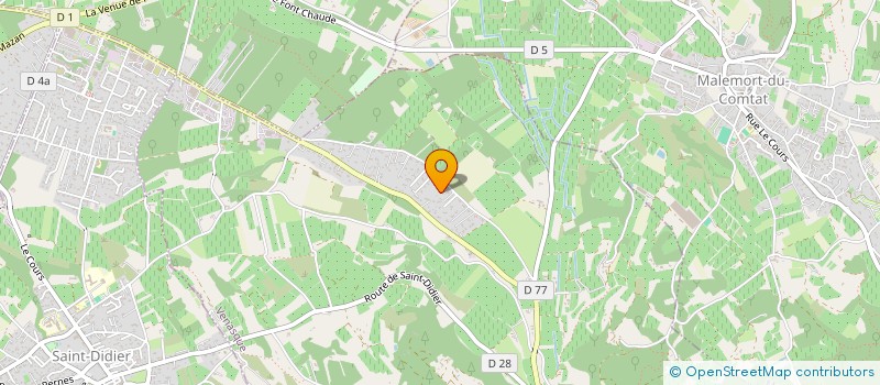 localisation de l'entreprise SCI LE LIEN  VENASQUE