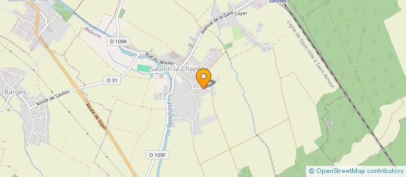 localisation de l'entreprise SCI LE LIERRE 1  SAULON-LA-CHAPELLE