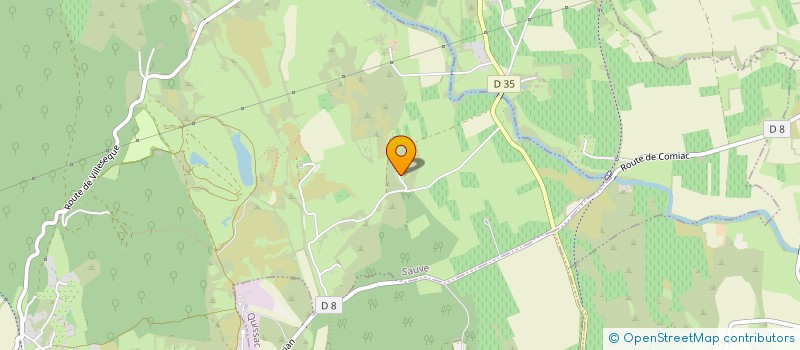 localisation de l'entreprise SCI LE LIEVRE  SAUVE