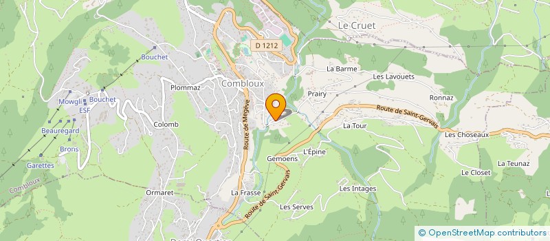 localisation de l'entreprise SCI LE LIEVRE BLANC  COMBLOUX