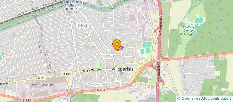 localisation de l'entreprise SCI LE LIGNON  VILLEPARISIS