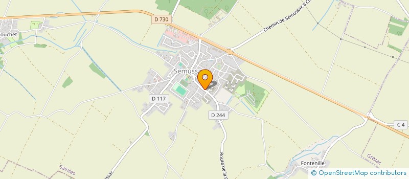 localisation de l'entreprise SCI LE LIGNOU  SEMUSSAC