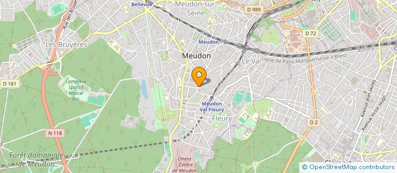 localisation de l'entreprise SCI LE LIKEN à MEUDON