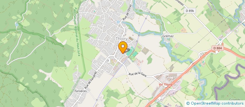 localisation de l'entreprise SCI LE LILAS  THOIRY