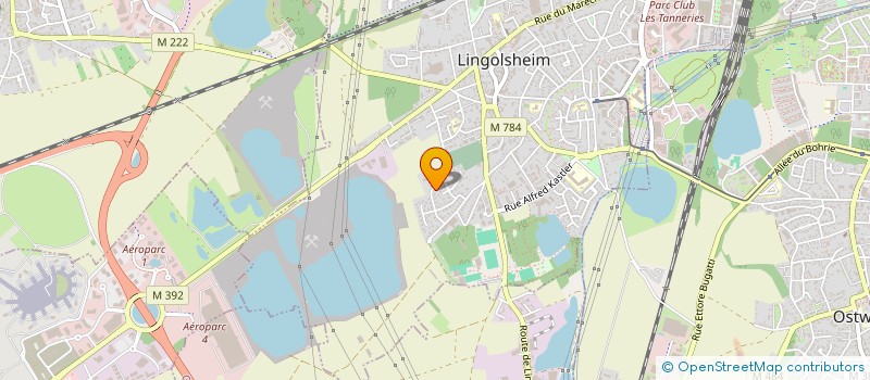 localisation de l'entreprise SCI LE LINDBERG  LINGOLSHEIM