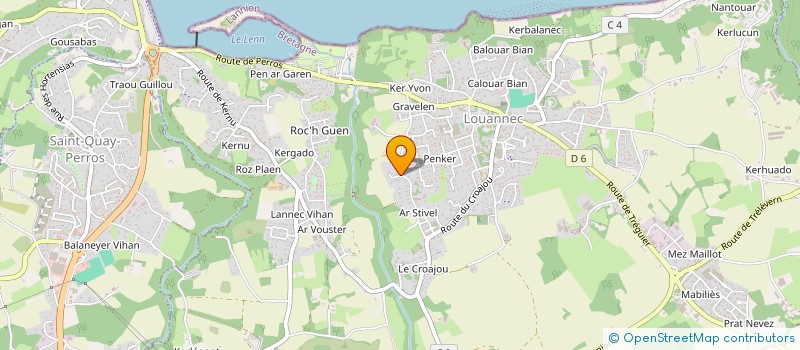 localisation de l'entreprise SCI LE LINKIN  LOUANNEC