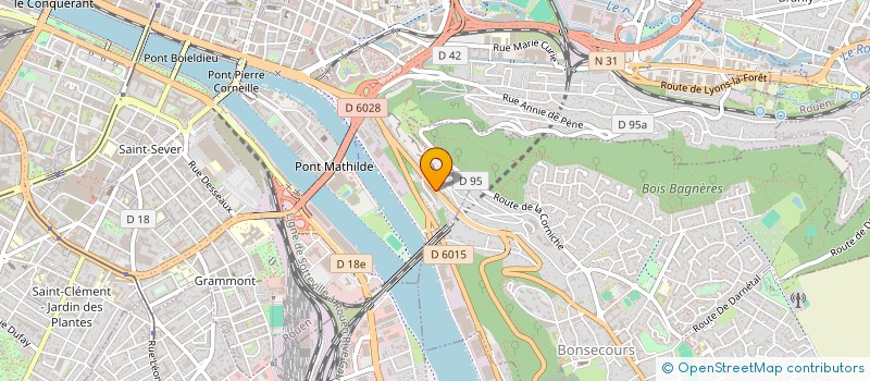 localisation de l'entreprise SCI LE LION à ROUEN