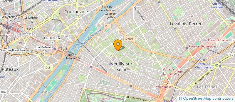 localisation de l'entreprise SCI LE LION à NEUILLY-SUR-SEINE