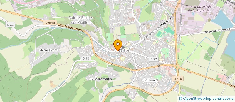 localisation de l'entreprise SCI LE LION  GAILLON