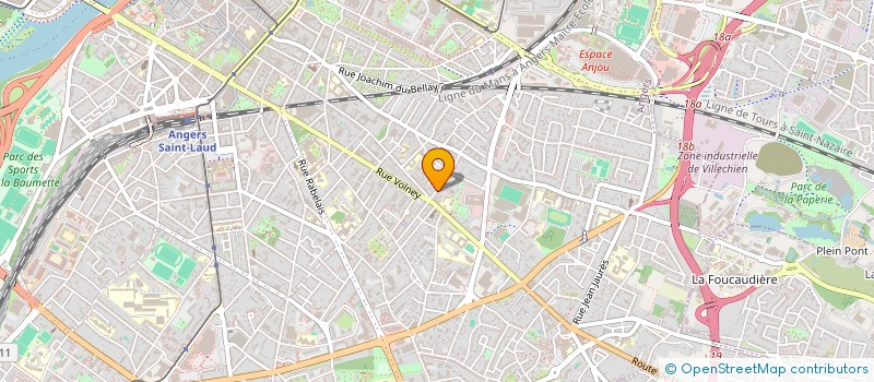 localisation de l'entreprise SCI LE LION à ANGERS