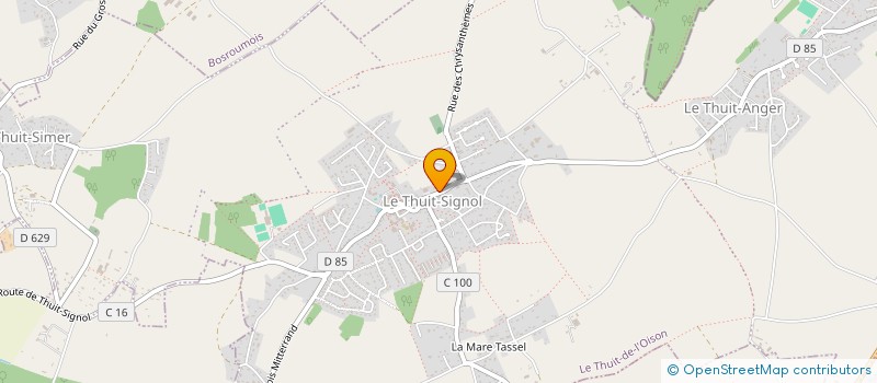 localisation de l'entreprise SCI LE LION D'AZUR  LE THUIT DE L'OISON