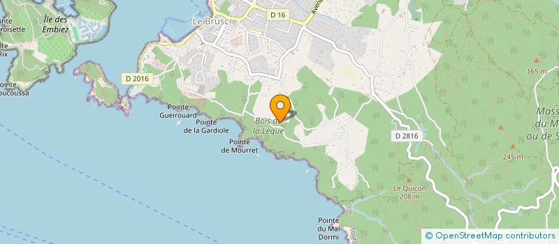 localisation de l'entreprise SCI LE LIRETTE à SIX-FOURS-LES-PLAGES