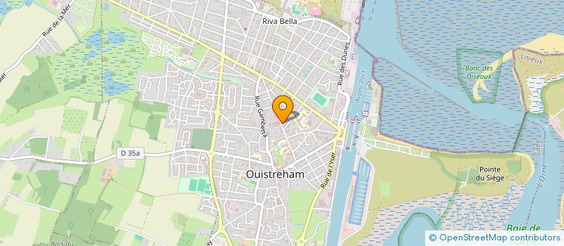 localisation de l'entreprise SCI LE LITTORAL  OUISTREHAM