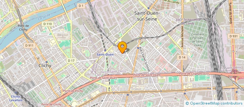 localisation de l'entreprise SCI LE LIVE à SAINT-OUEN-SUR-SEINE