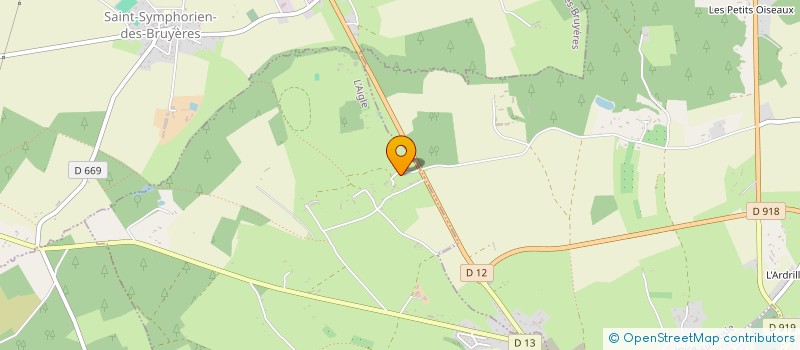localisation de l'entreprise SCI LE LIVET à L'AIGLE