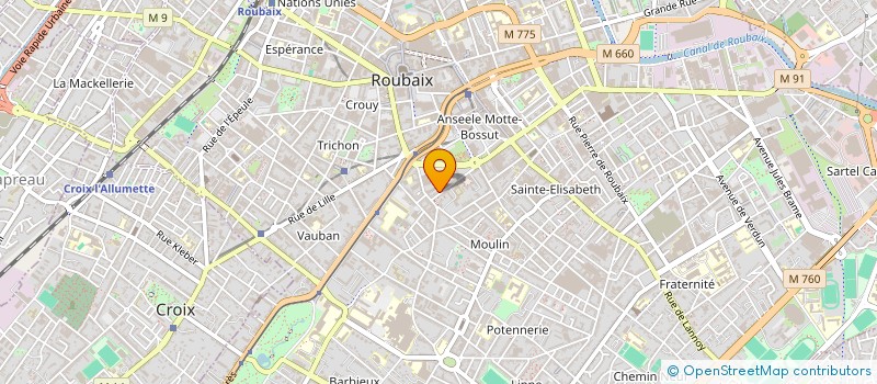 localisation de l'entreprise SCI LE LN 19  ROUBAIX