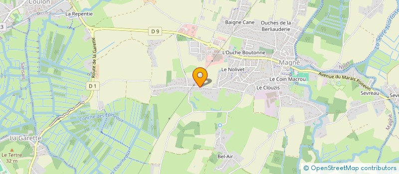 localisation de l'entreprise SCI LE LOCAL  MAGNE