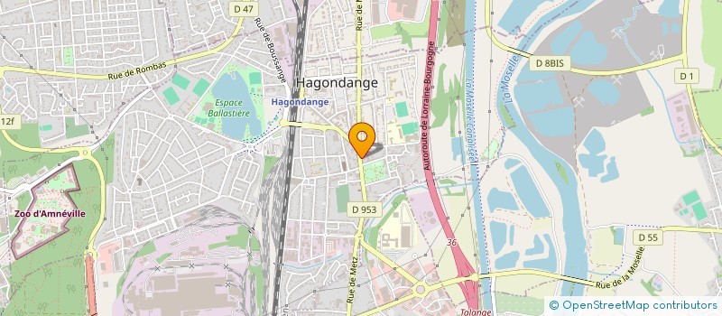 localisation de l'entreprise SCI LE LOCAL à HAGONDANGE