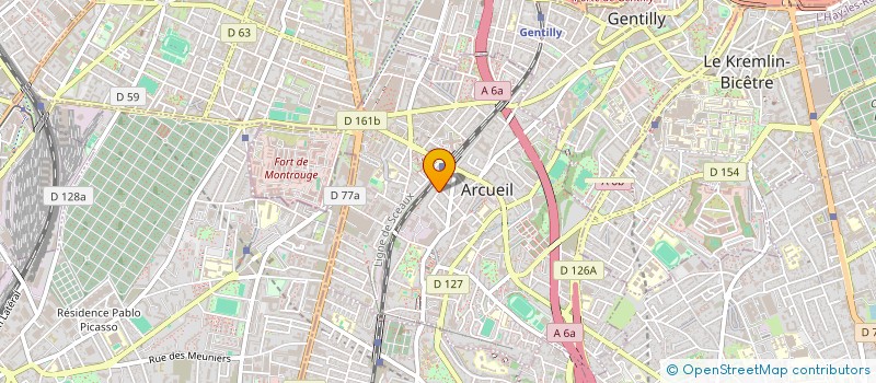 localisation de l'entreprise SCI LE LOCAL ETHIQUE  ARCUEIL