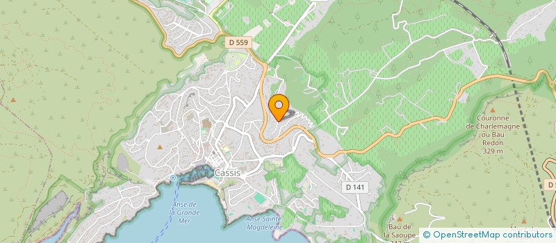 localisation de l'entreprise SCI LE LOFIGUE à CASSIS