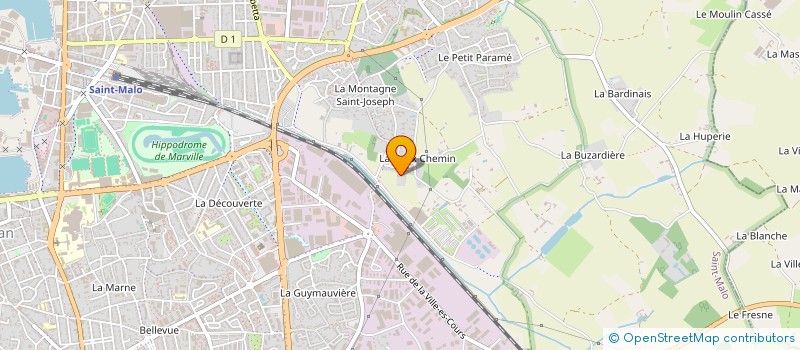 localisation de l'entreprise SCI LE LOFT  SAINT-MALO