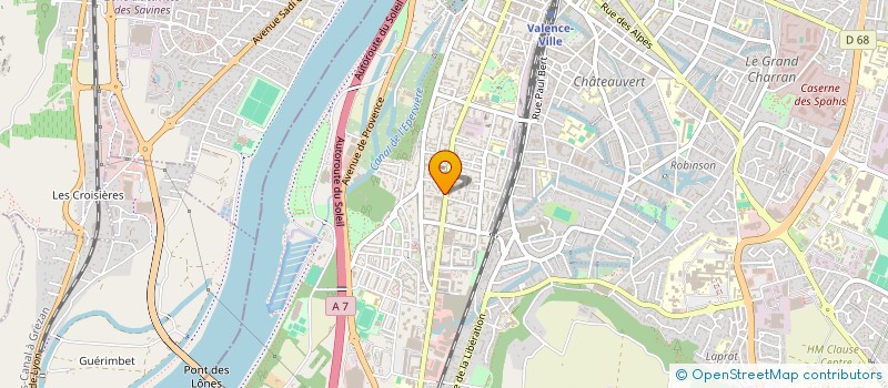 localisation de l'entreprise SCI LE LOFT à VALENCE