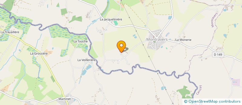 localisation de l'entreprise SCI LE LOGIS  MONTRAVERS