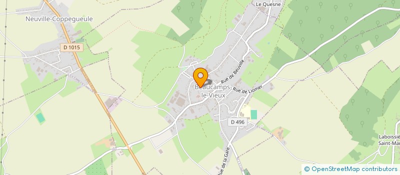 localisation de l'entreprise SCI LE LOGIS  BEAUCAMPS-LE-VIEUX