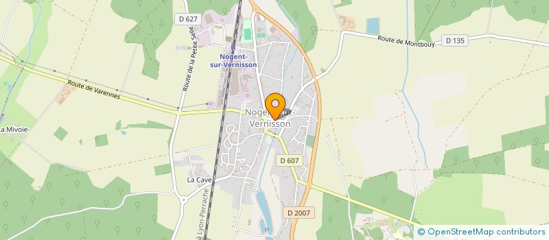 localisation de l'entreprise SCI LE LOGIS à NOGENT-SUR-VERNISSON
