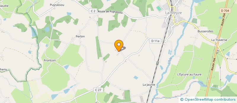 localisation de l'entreprise SCI LE LOGIS à LA MEYZE