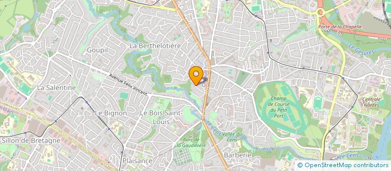 localisation de l'entreprise SCI LE LOGIS à ORVAULT