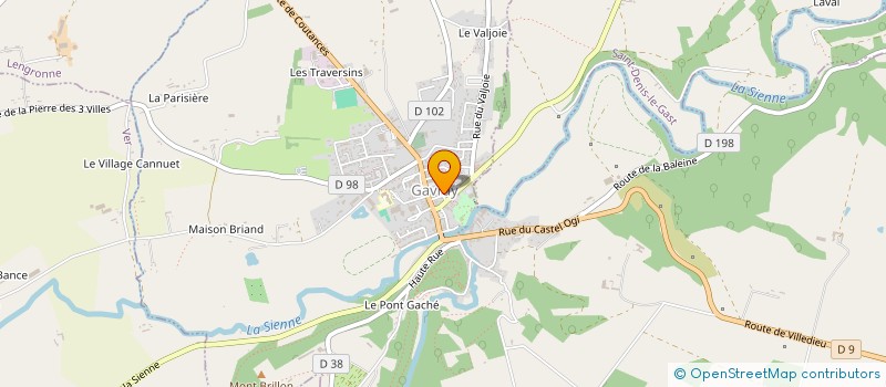 localisation de l'entreprise SCI LE LOGIS  GAVRAY-SUR-SIENNE