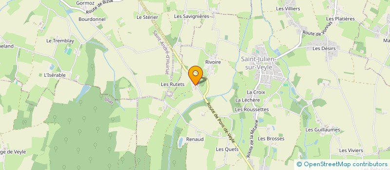 localisation de l'entreprise SCI LE LOGIS  SAINT-JULIEN-SUR-VEYLE