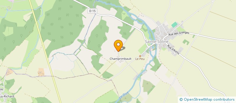 localisation de l'entreprise SCI LE LOGIS DE CHAMPRIMBAULT  SAINTE-SOLINE