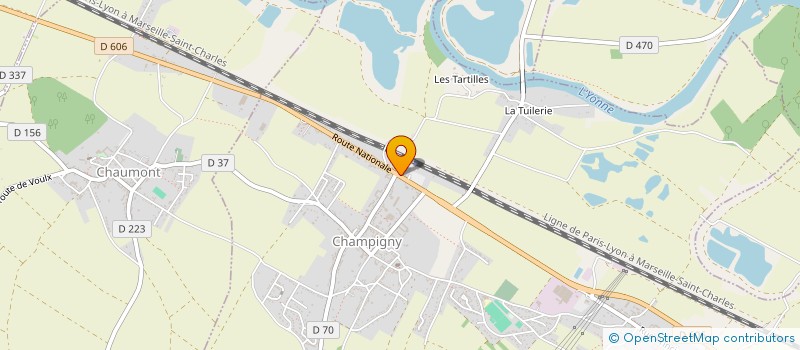 localisation de l'entreprise SCI LE LOGIS DE L'AVENIR  CHAMPIGNY