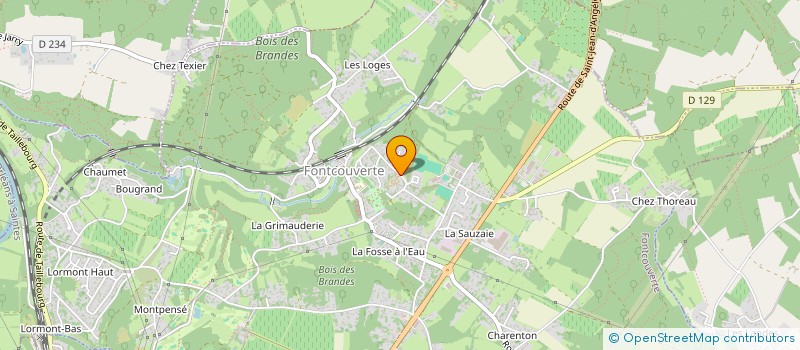 localisation de l'entreprise SCI LE LOGIS DE MONTIGNAC  FONTCOUVERTE