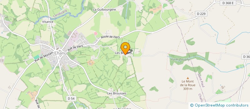 localisation de l'entreprise SCI LE LOGIS DES BISSONS à CHANU